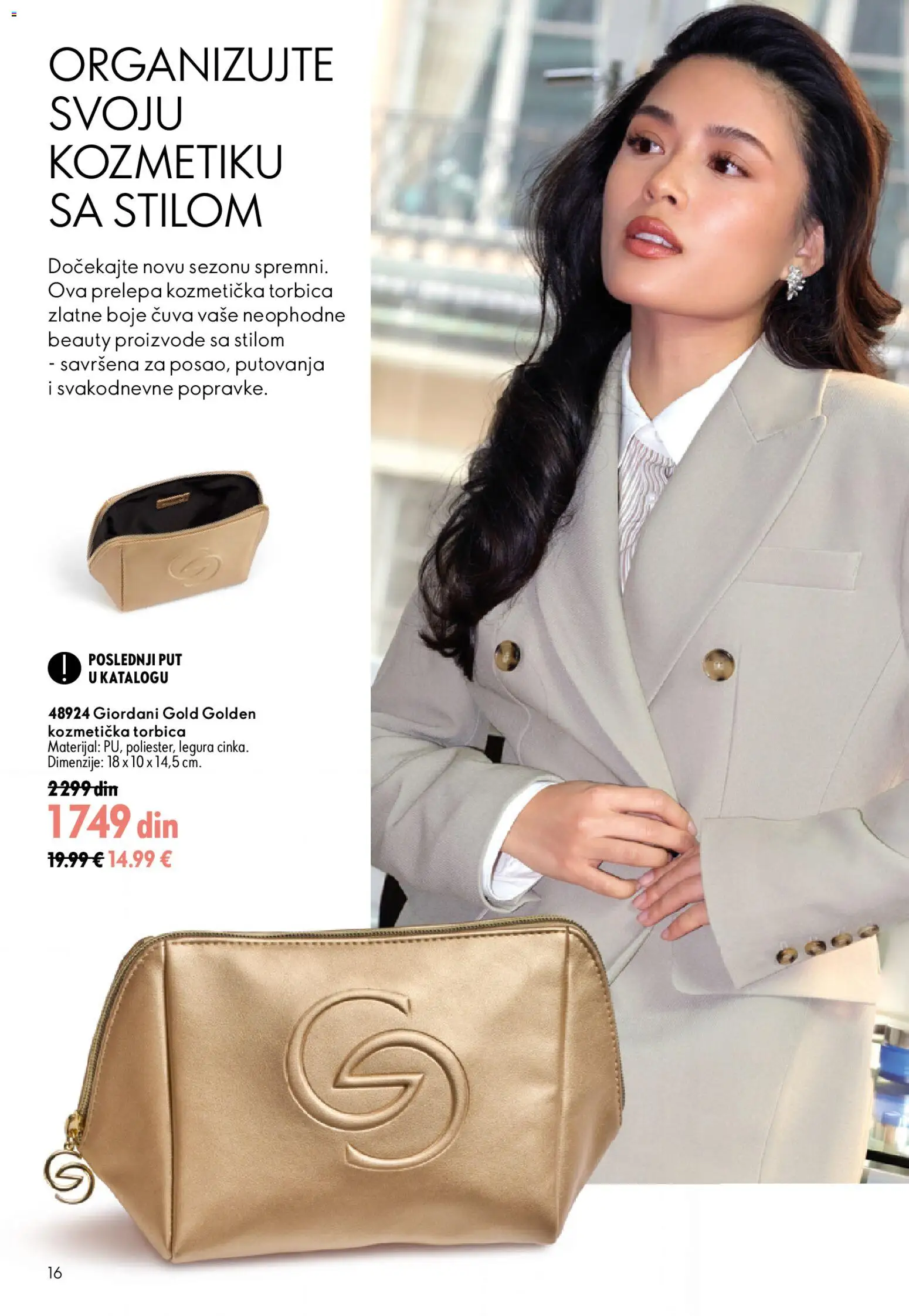 Oriflame katalog - važi od 26.08.2026 | Strana: 16 | Proizvode: Kozmetička torbica