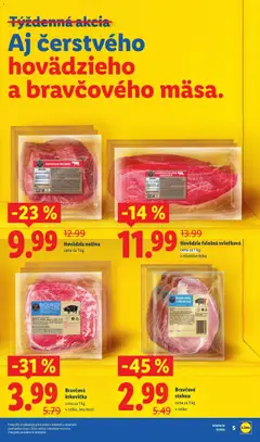 Lidl leták platný od 03.08.2026 | Strana: 7 | Produkty: Bravčová krkovička, Bravčové stehno, Krkovička