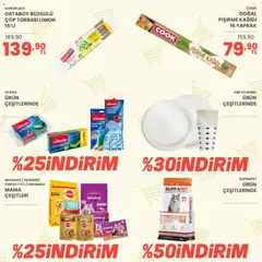 24 Temmuz 2026 tarihinden itibaren geçerli olan Sarıyer kataloğu önizlemesi | Sayfa: 36 | Ürünler: Çöp torbası, Limon