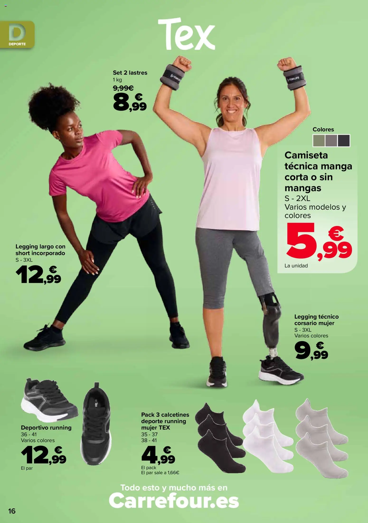 Carrefour Jeans │ válido desde el 27/08/2026 | Página: 16 | Productos: Leggings, Calcetines