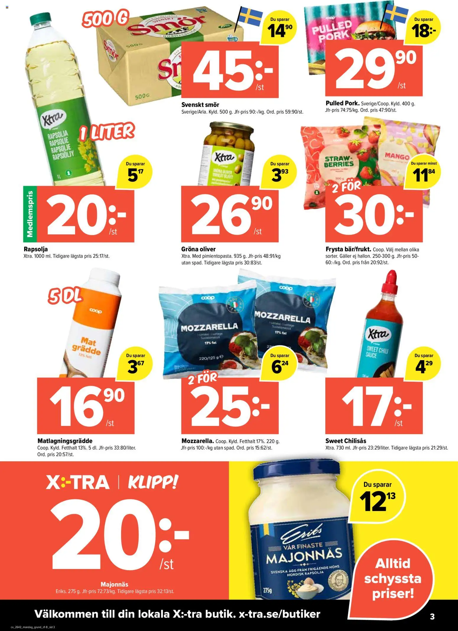 Coop X:-TRA reklamblad aktuell från 12/10/2026 | Sida: 3