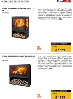 Anteprima del volantino Eurobrico Stufe a Legna catalogo valido a partire dal 23.07.2025 | Pagina: 19 | Prodotti: Stufa a legna, Stufa