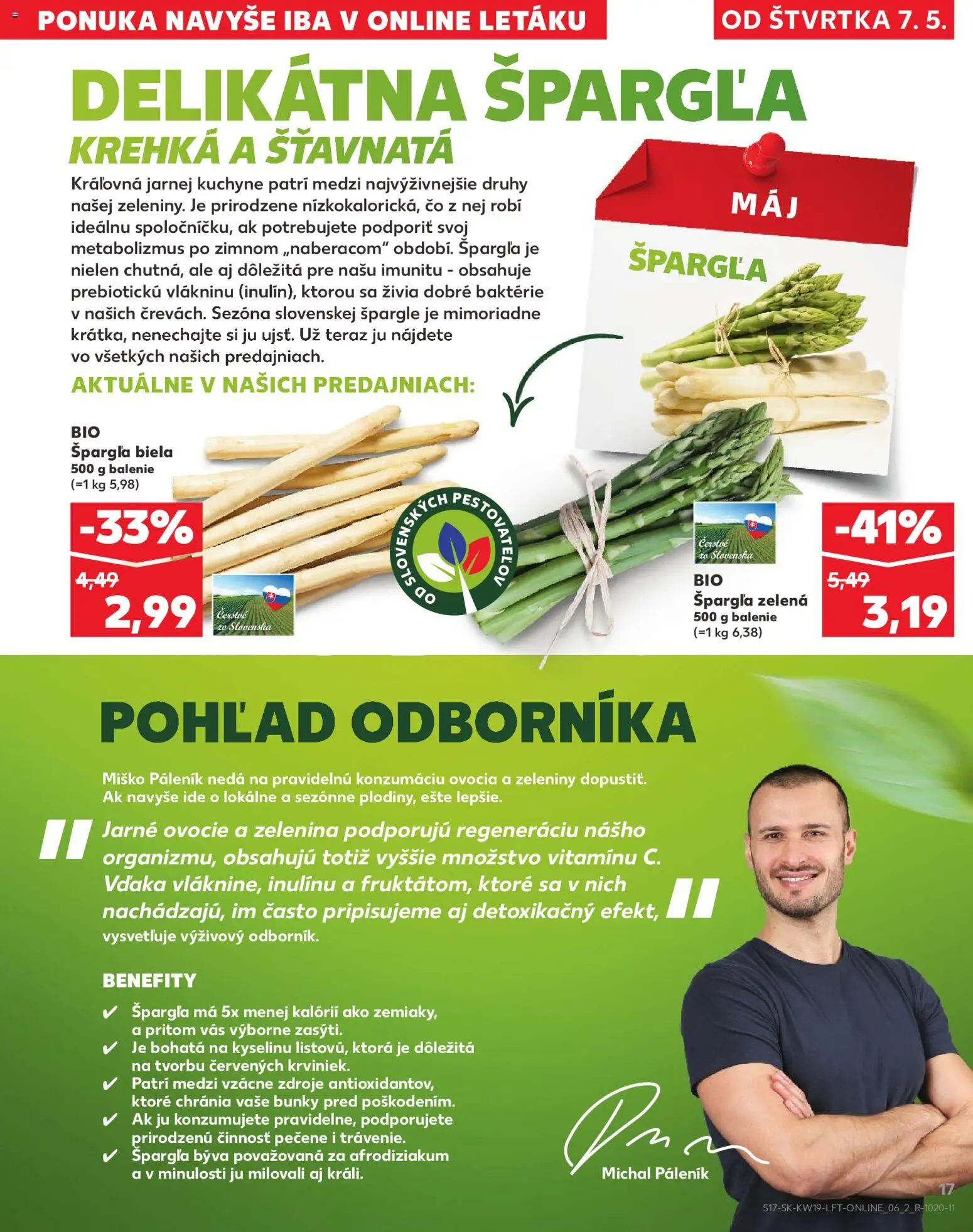 Kaufland SK akciós ujság - amely érvényes a következő dátumtól: 07.05.2026 | Oldal: 17