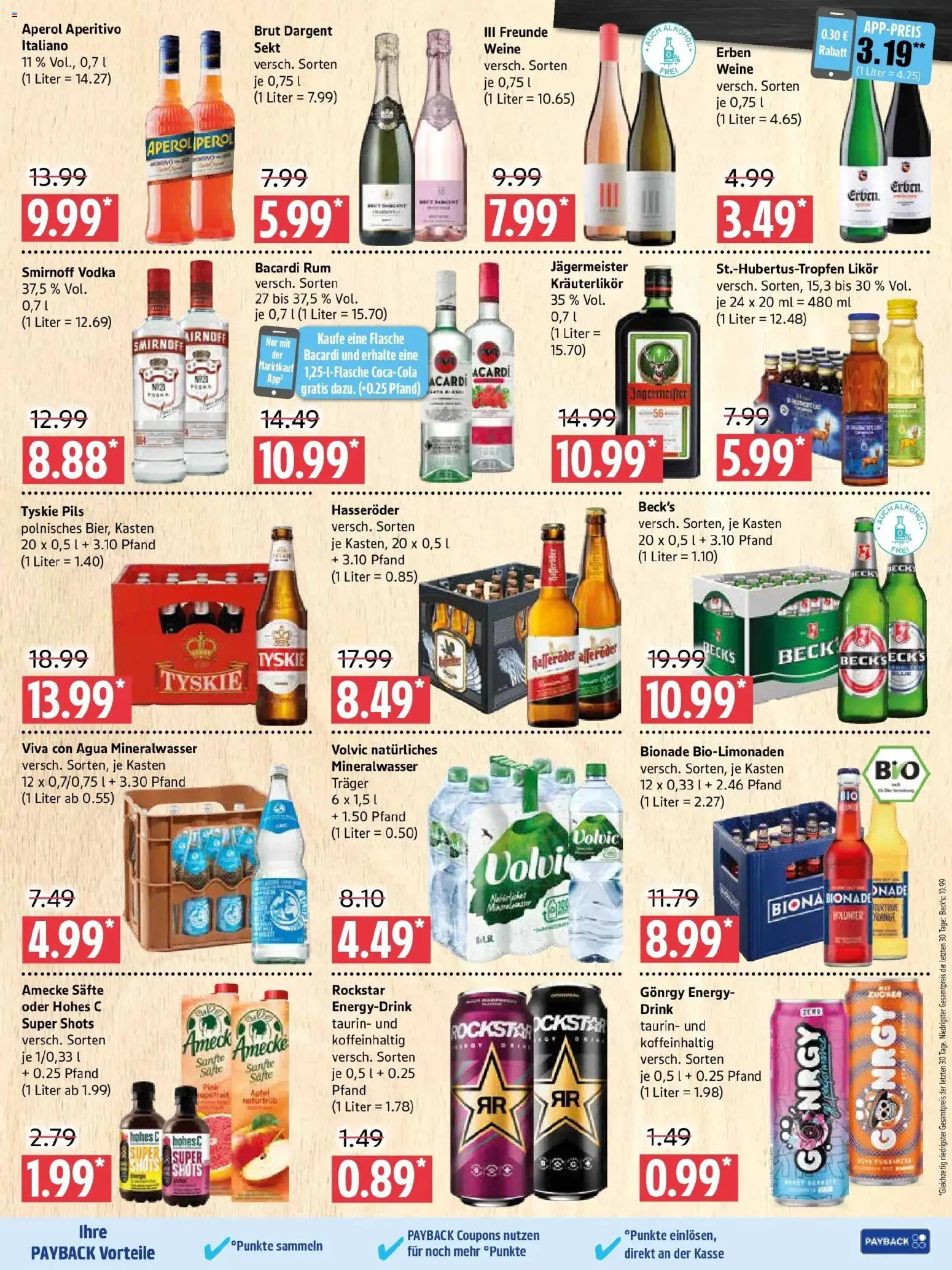 Marktkauf Prospekt Prenzlau (ab 14.09.2026) » Angebote online | Seite: 7 | Produkte: Likör, Aperol, Vodka, Volvic