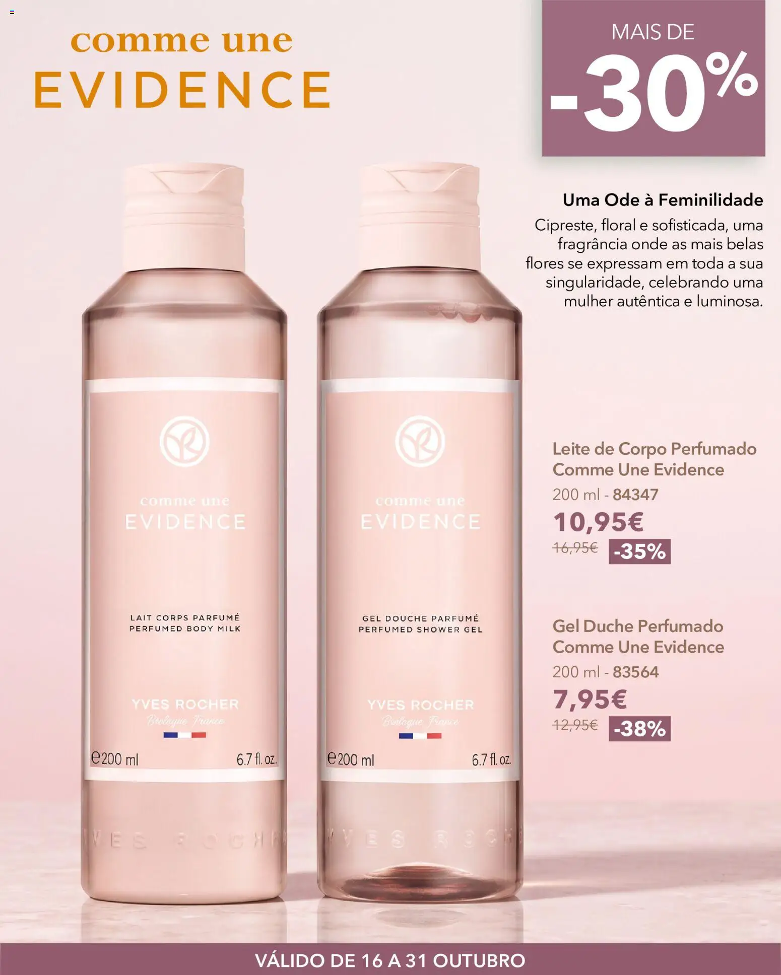 Yves Rocher Especial perfumes │ válido de 16/10/2026 | Página: 4 | Produtos: Flores, Fragrância, Leite