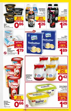 Danone Dany Sahne Schoko od. Vanille, 190 g (1 kg 5.21/3.47) ab 22.10.2026 gültig | Seite: 11