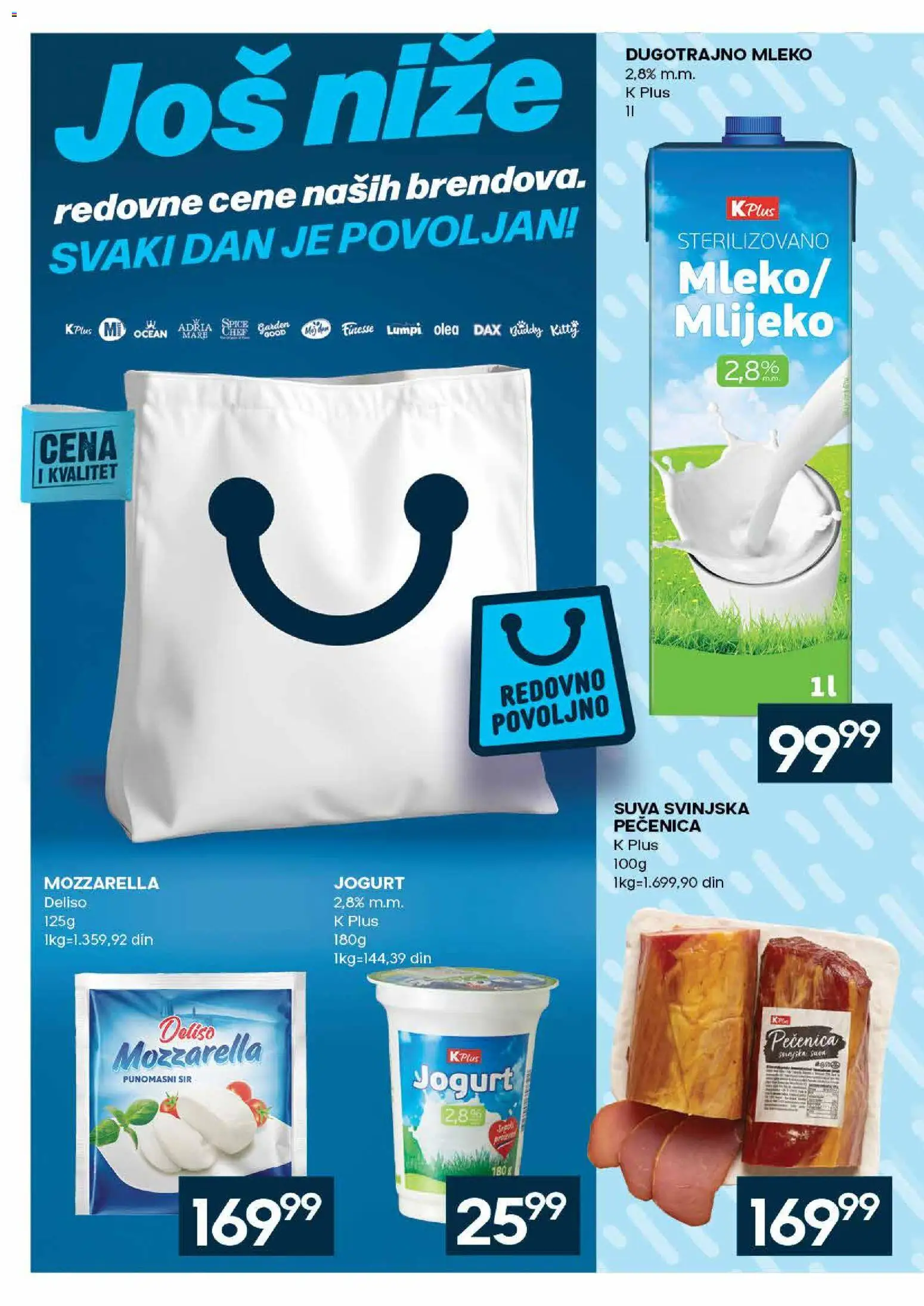 Roda katalog - važi od 06.08.2026 | Strana: 8 | Proizvode: Mleko, Jogurt, Mozzarella, Pečenica