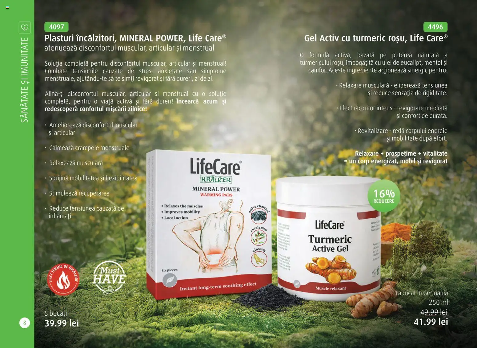 Noul catalog Life Care – valabil de la 01.04.2026 | Pagină: 10 | Produse: Plasturi, Ulei