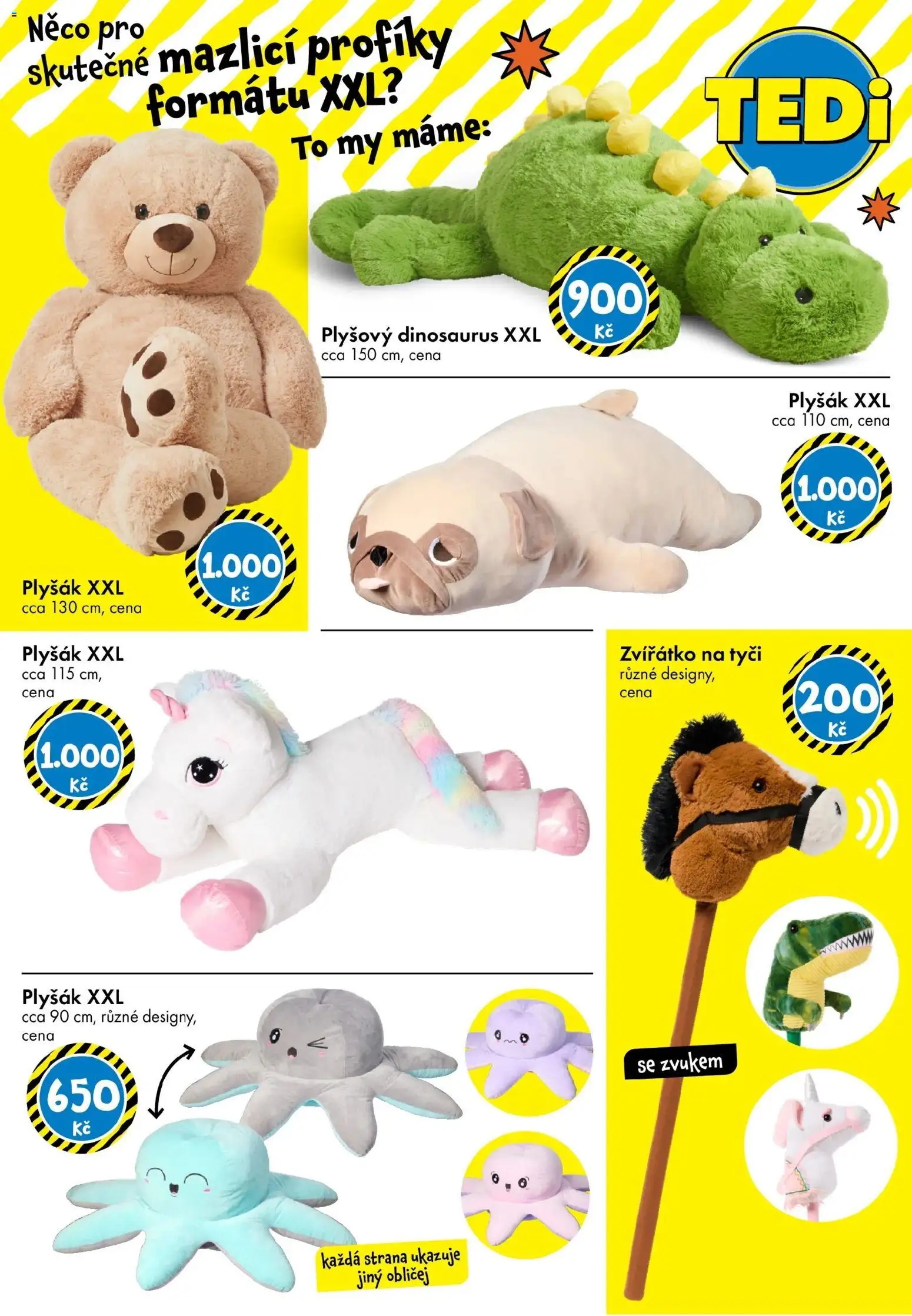 TEDi leták - Praha, Ostrava, Plzeň od 14.11.2025 | Strana: 19 | Produkty: Dinosaurus, Plyšový dinosaurus, Plyšák