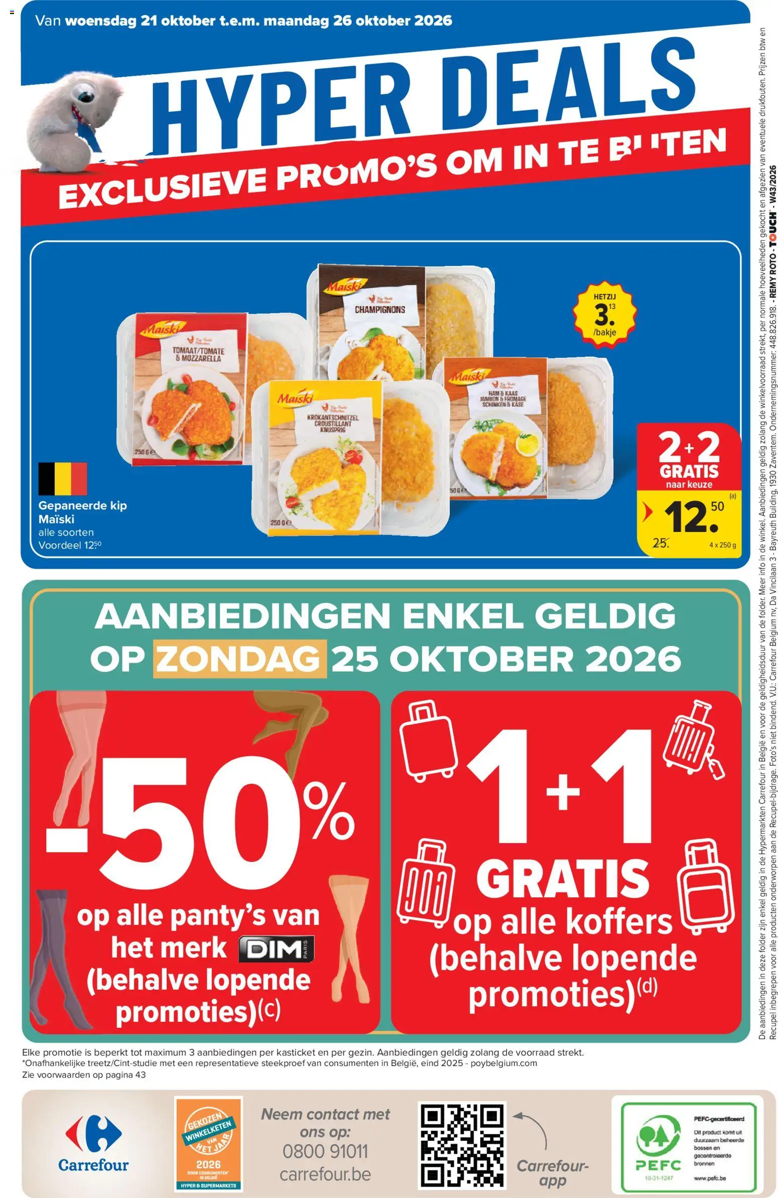 {H1} | Pagina: 44 | Producten: Ham, Mozzarella, Kip, Kaas