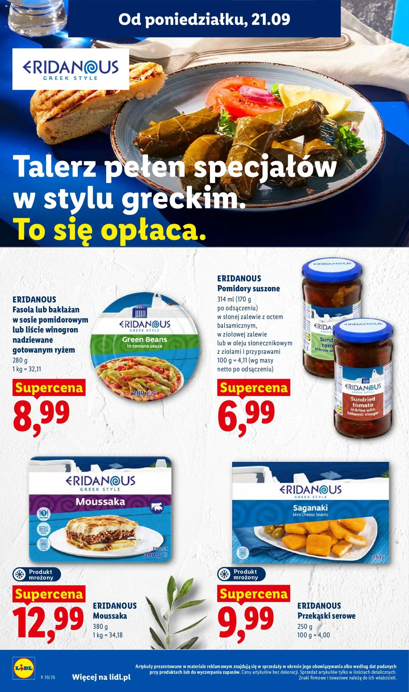 Lidl Polsko leták od 21.09.2026 | Strana: 44 | Produkty: Moussaka