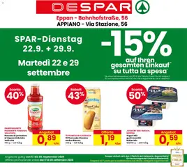 Anteprima del volantino Despar volantino Appiano valido a partire dal 17/09/2026