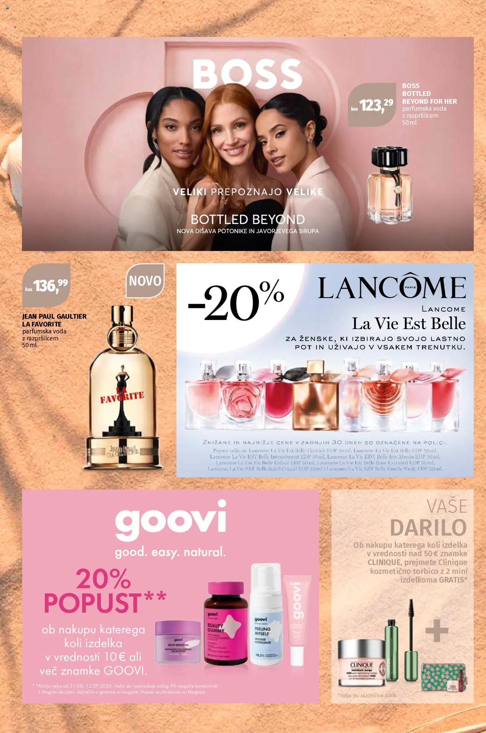 Novi Müller katalog ponudbe – veljaven od 31.08.2026 | Stran: 2 | Izdelki: Disava, Voda, Parfumska voda