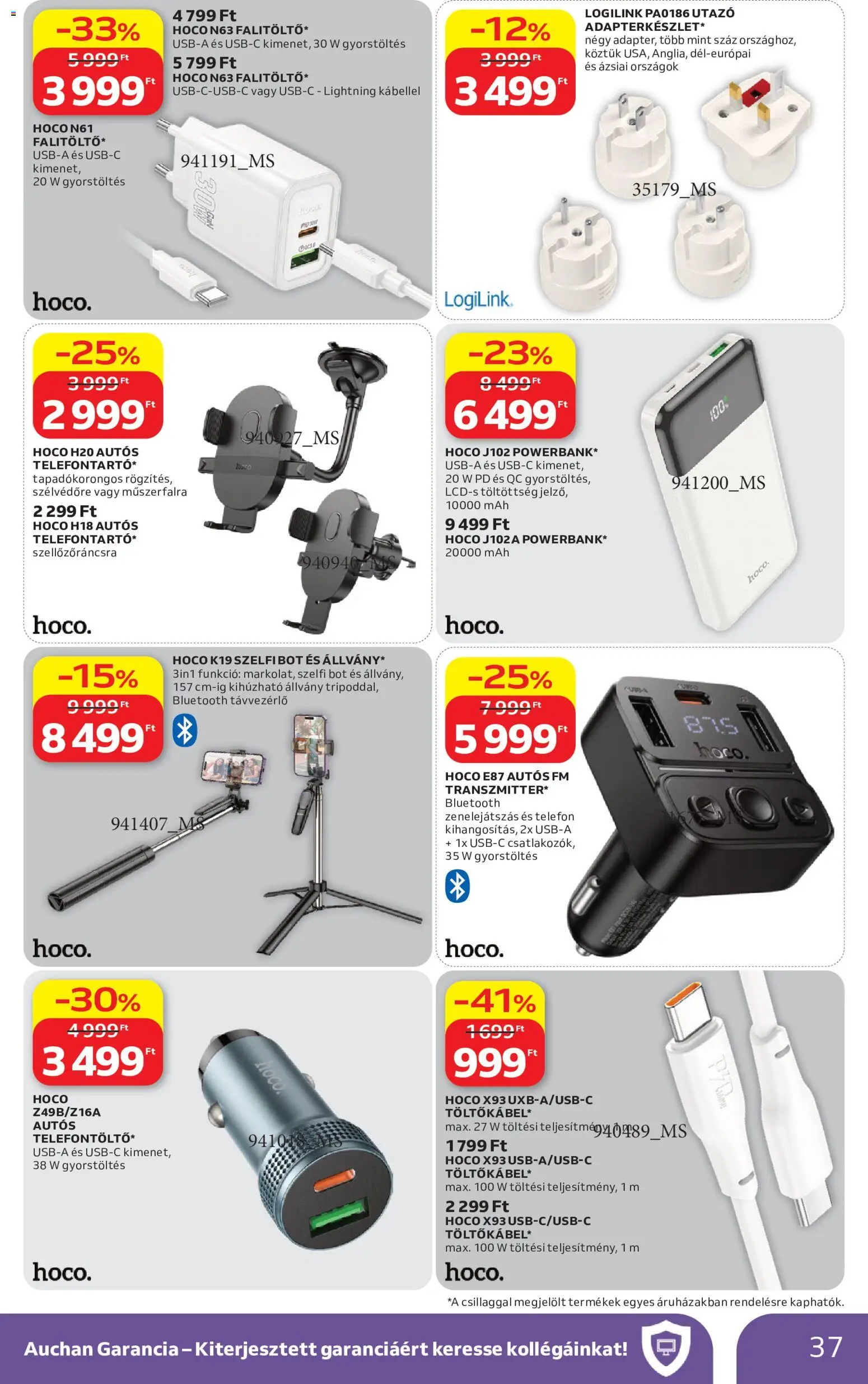 Auchan akciós ujság - amely érvényes a következő dátumtól: 18.06.2026 | Oldal: 37 | Termékek: Telefon
