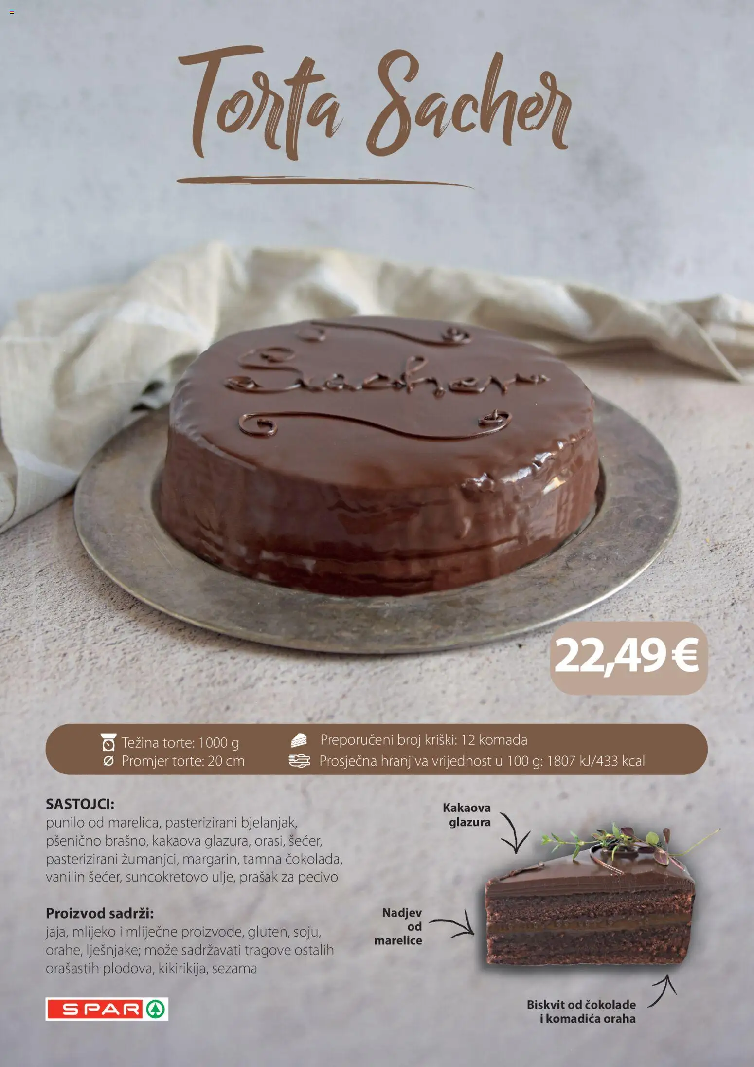 Spar katalog | vrijedi od 05.06.2026 | Stranica: 19 | Proizvodi: Prašak za pecivo, Mlijeko, Marelice, Torta