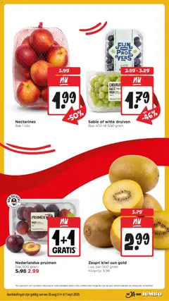 Zespri kiwi sun gold, Los, per 500 gram - Voorbeeld van een folder van Jumbo, geldig van 26-08-2026 | Pagina: 10