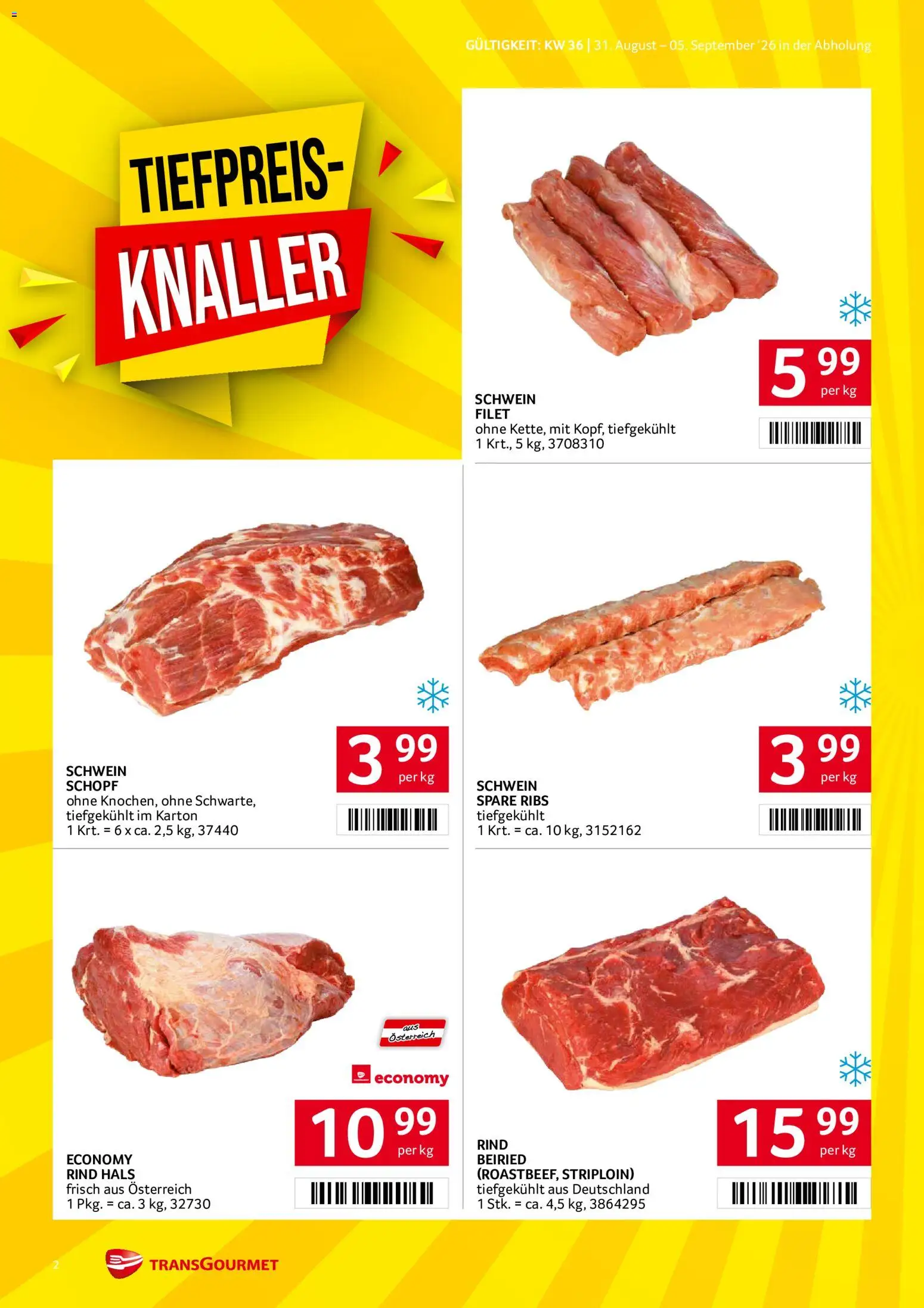 Transgourmet Flugblatt gültig ab 31.08.2026 | Seite: 2