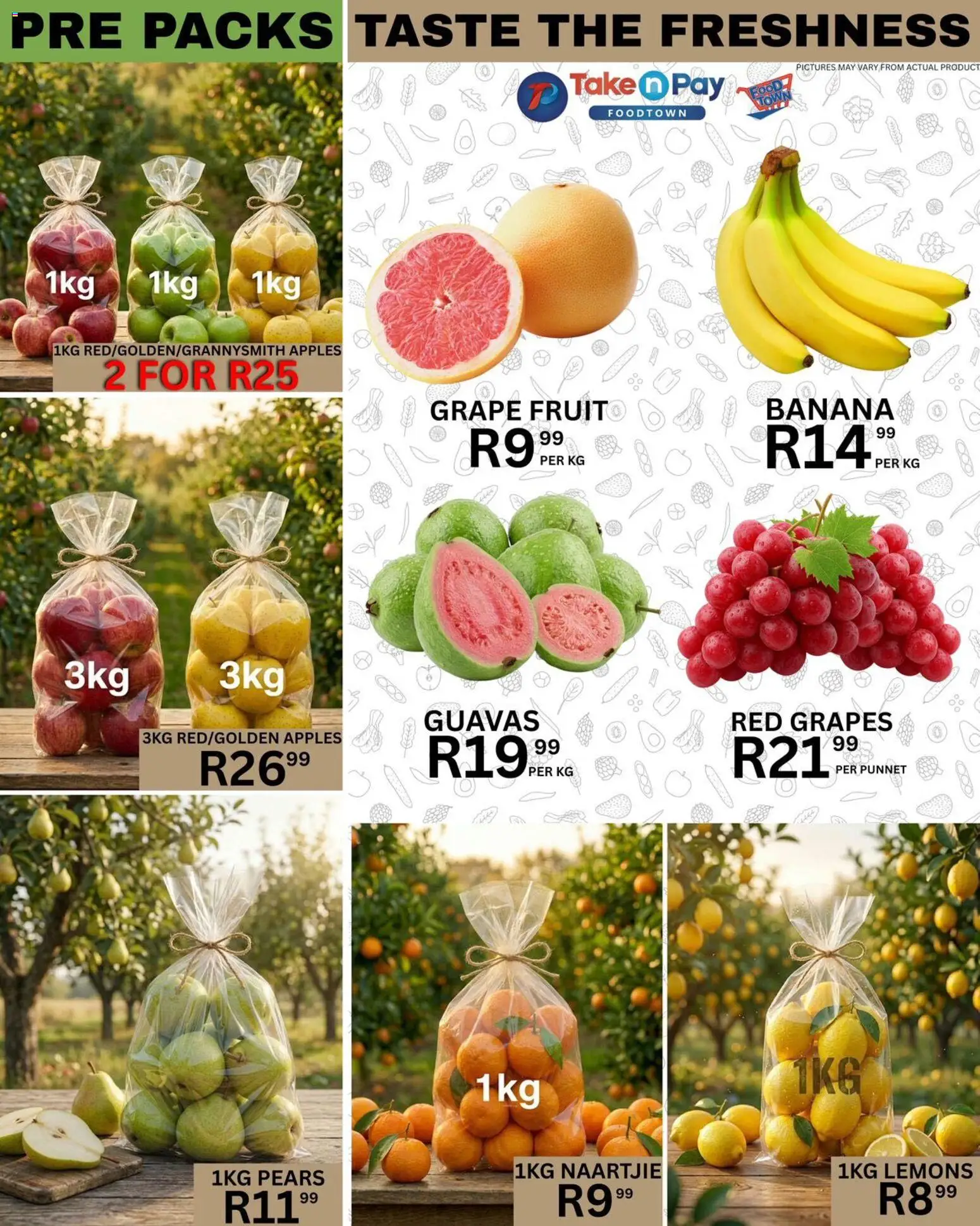New Take n Pay catalogue – valid from 08.05.2026 | Page: 10 | Products: Pears, Apples, Fruit, Grapes