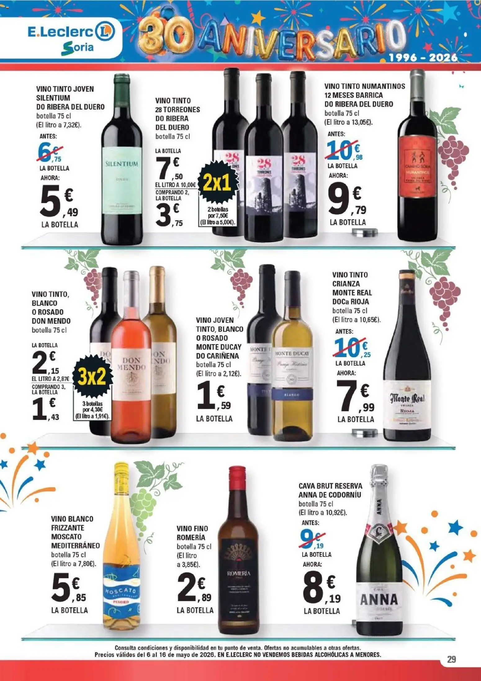 E.Leclerc Soria │ válido desde el 06.05.2026 | Página: 29 | Productos: Vino