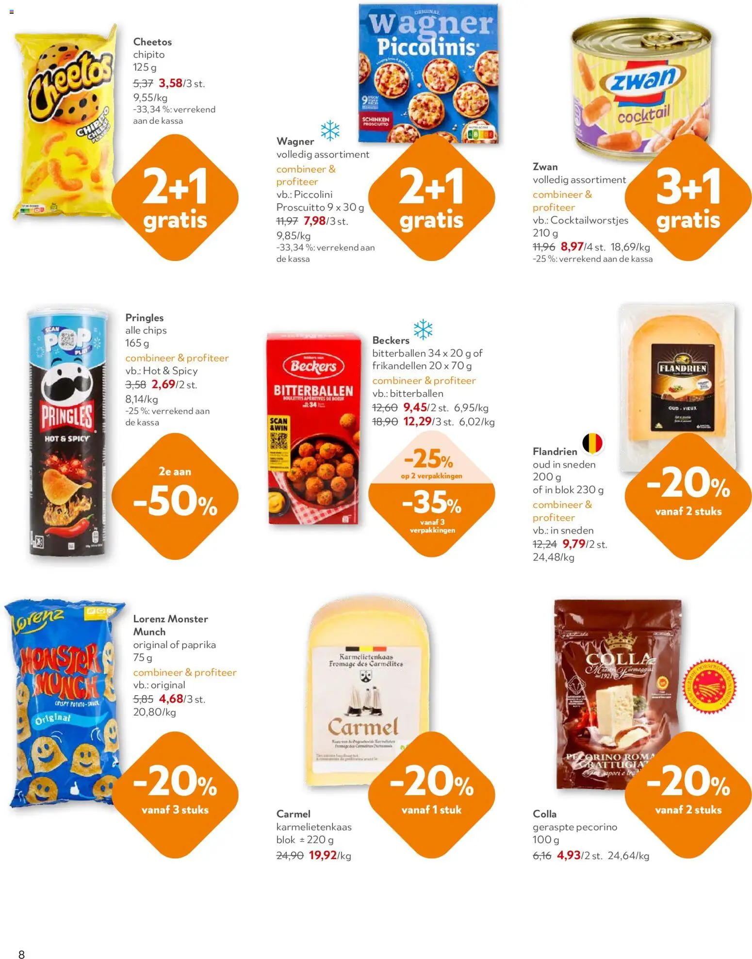 {H1} | Pagina: 8 | Producten: Chips, Monster, Cheetos, Pringles