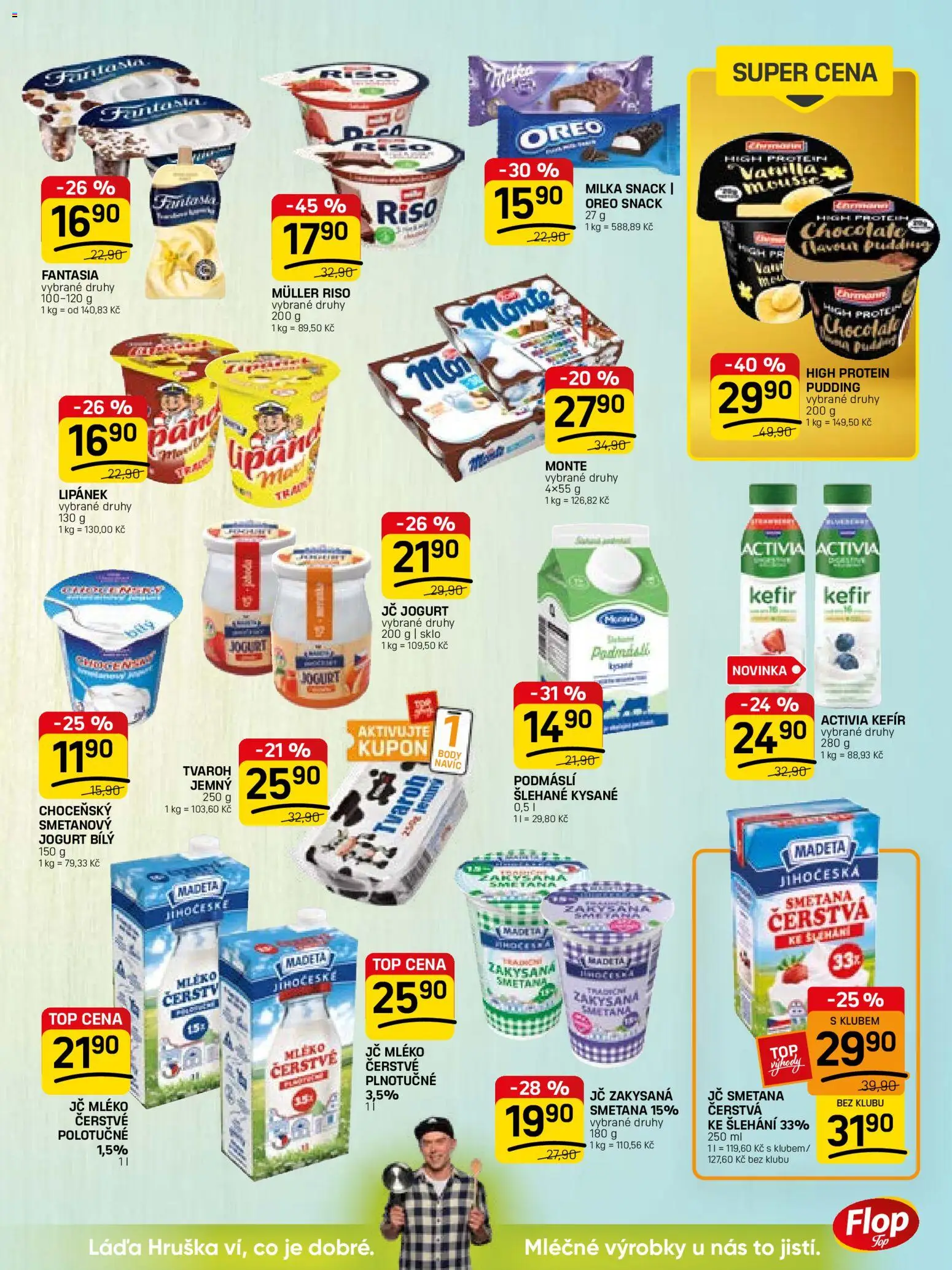 Flop leták - FlopTop od 20.05.2026 | Strana: 5 | Produkty: High protein pudding, Lipánek, Milka, Podmáslí