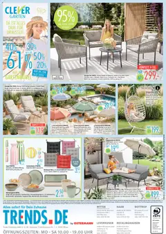Trends Prospekt ab 27.06.2026 gültig | Seite: 8 | Produkte: Vase, Sonnenschirm, Telefon, Uhr