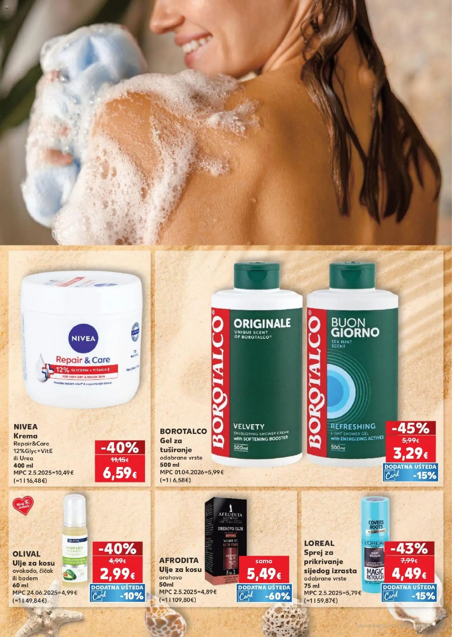 Kaufland katalog | vrijedi od 26.08.2026 | Stranica: 19 | Proizvodi: Ulje za kosu, Avokado, Nivea, Borotalco
