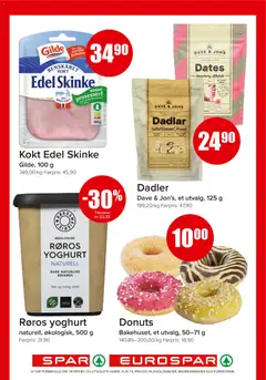 Forhåndsvisning av Spar kundeavis gyldig fra 27/07/2026 | Side: 10 | Produkter: Skinke, Dadler, Хмелі-сунелі, Kolasås