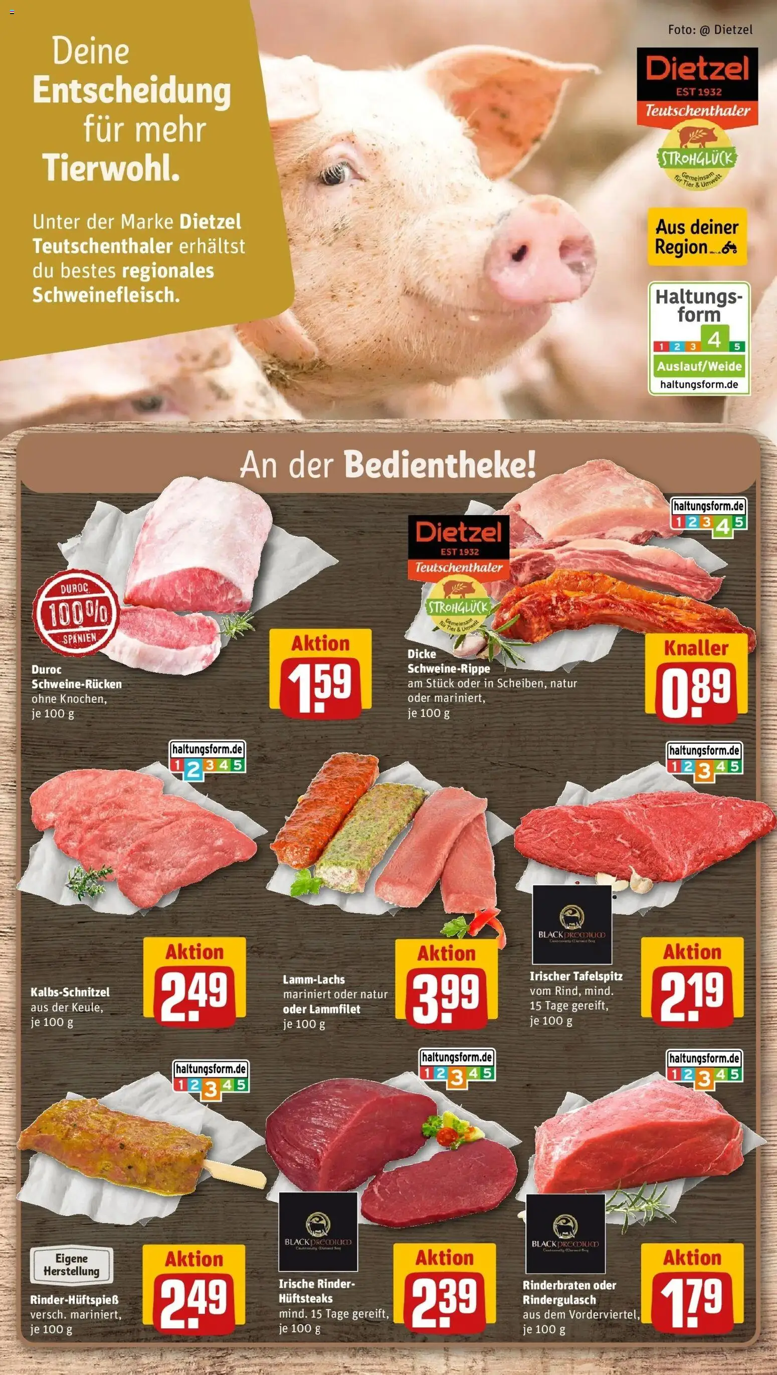 REWE Prospekt ab 12.10.2026 zum Blättern » Angebote | Seite: 6 | Produkte: Rinderbraten, Tafelspitz, Rindergulasch, Schweinerucken