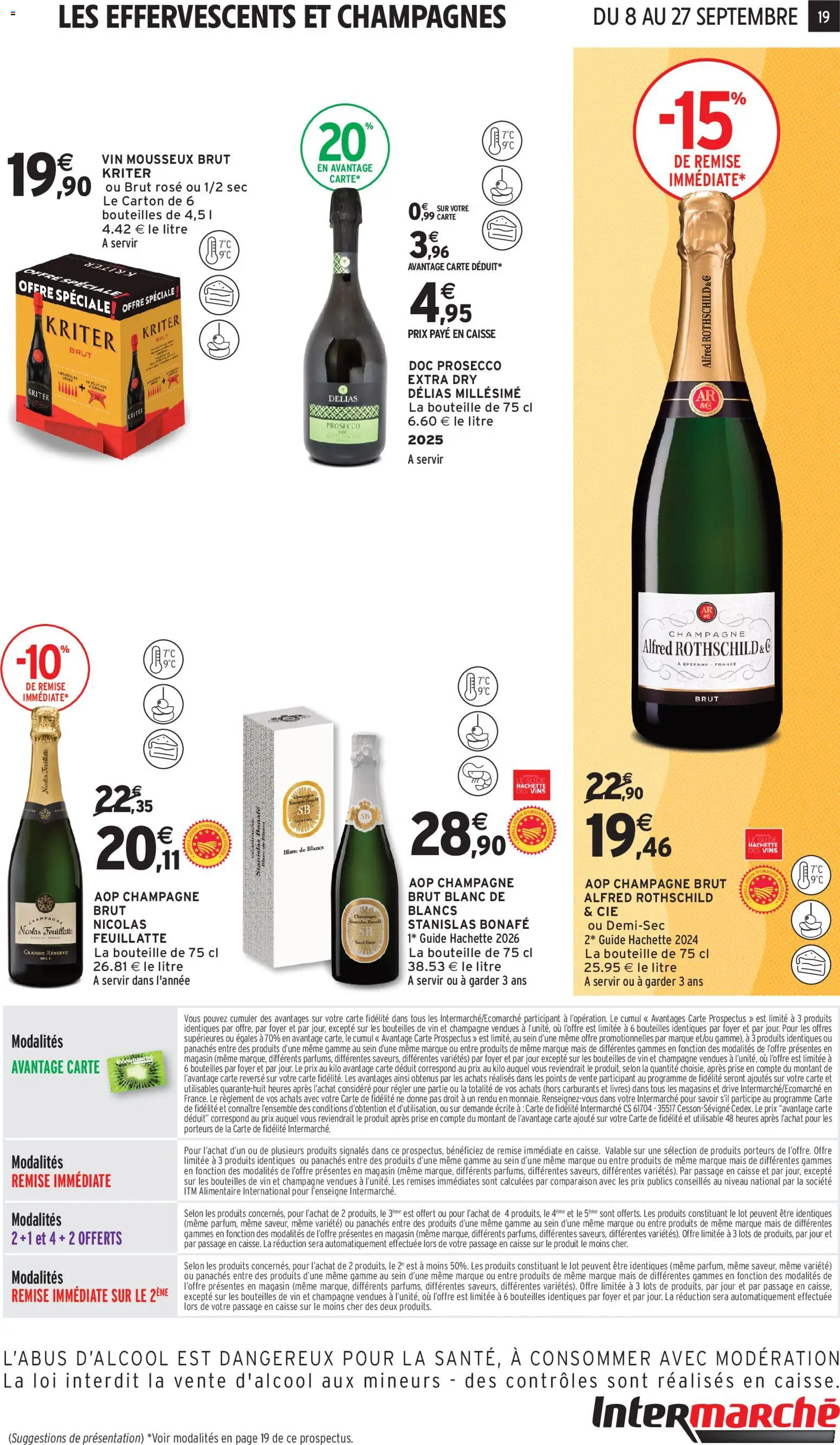 {H1} | Page: 19 | Produits: Vin mousseux, Champagne brut, Champagne, Mousseux