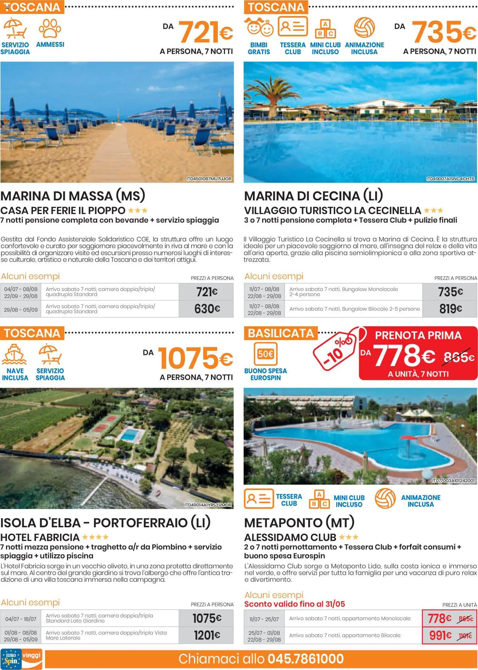 Volantino Eurospin del 07.05.2026 | Pagina: 6 | Prodotti: Piscina