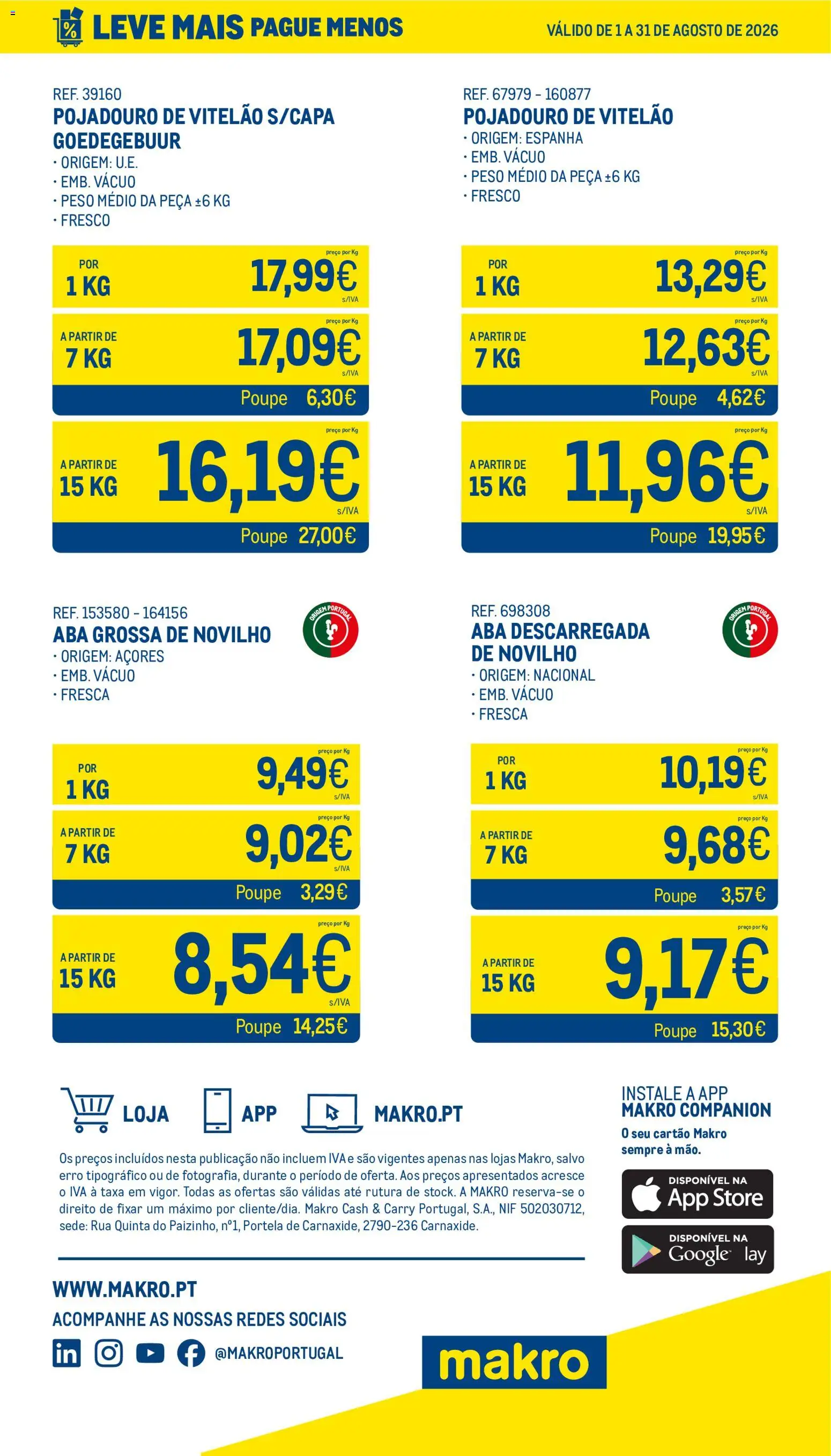 Makro Leve Mais Pague Menos - Carne Fresca │ válido de 01/08/2026 | Página: 7