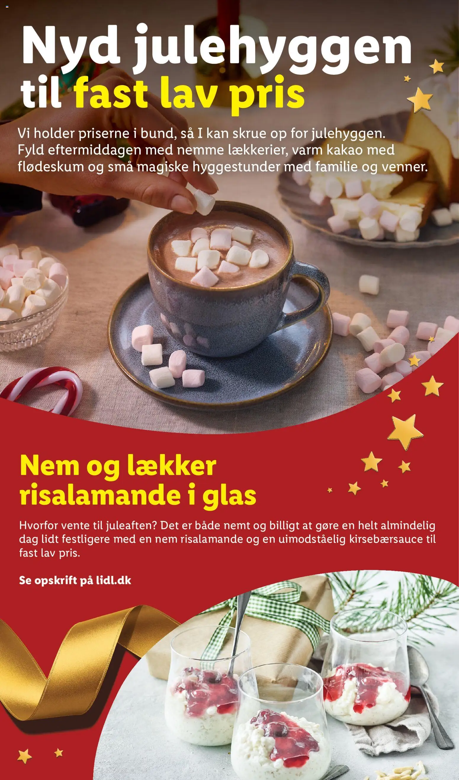 Lidl tilbudsavis – gyldig fra 25/10/2026 | Side: 4 | Produkter: Risalamande, Kirsebærsauce, Kakao, Skrue
