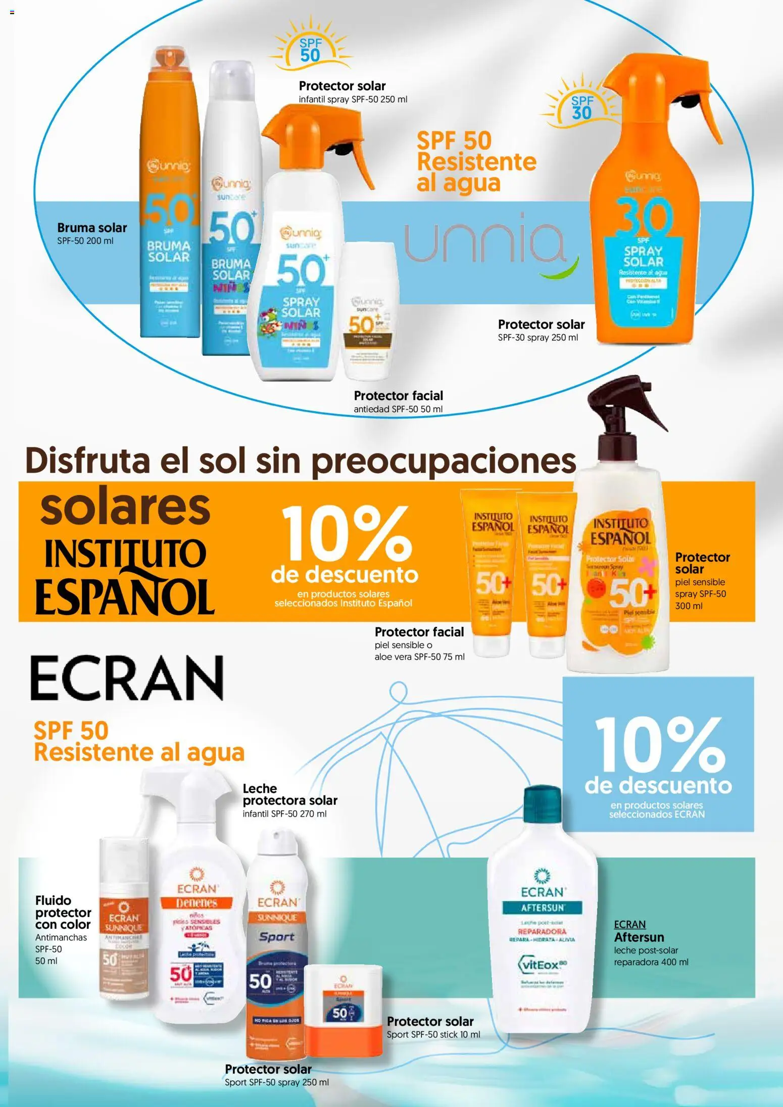 Hiper Usera folleto │ válido desde el 10.06.2026 | Página: 3 | Productos: Spray solar, Protector solar, Leche