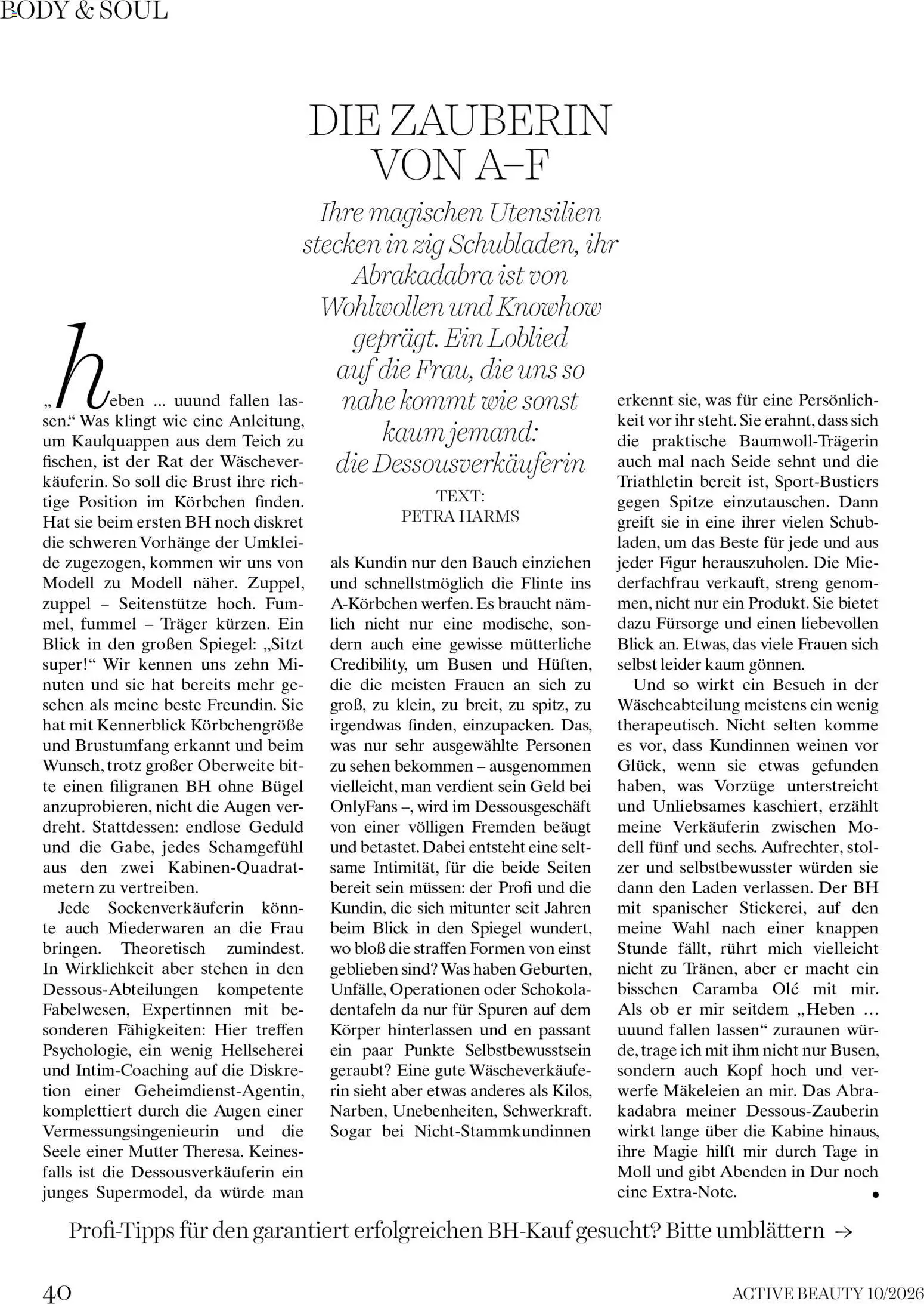 dm drogerie markt Magazin October 2026 gültig ab 01.10.2026 | Seite: 40 | Produkte: BH, Spiegel