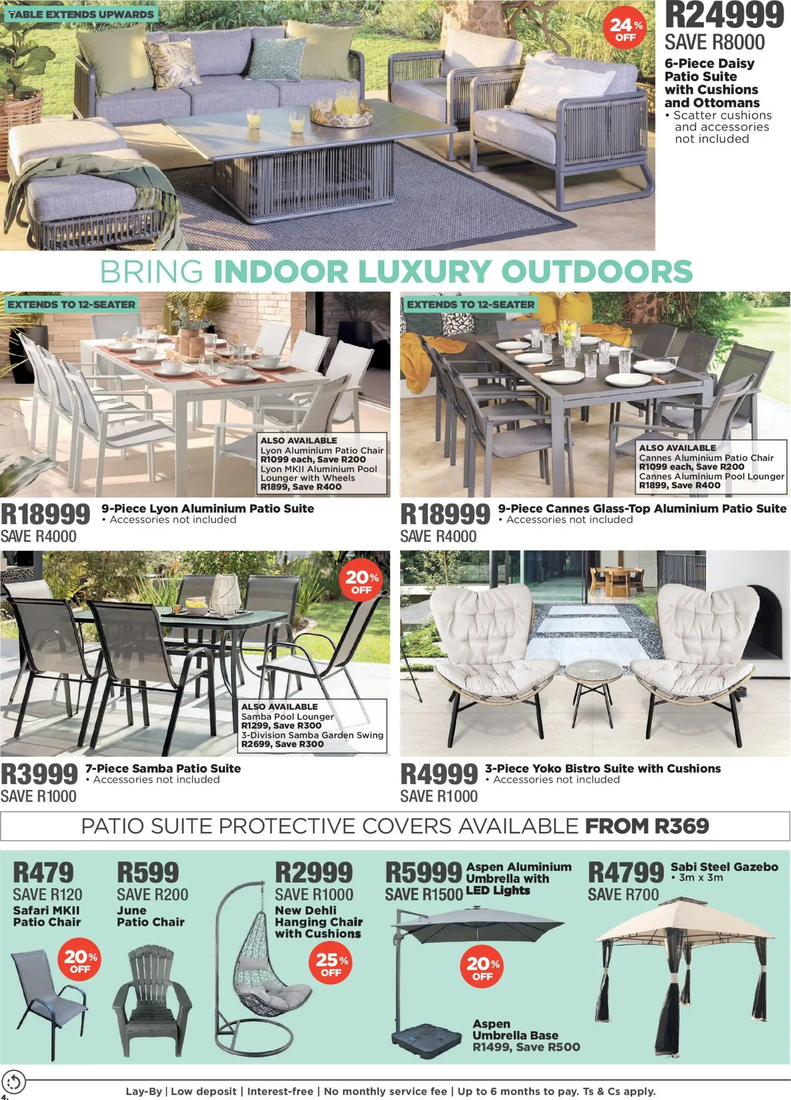 New House and Home catalogue – valid from 09.03.2026 | Page: 4 | Products: Umbrella, Chair