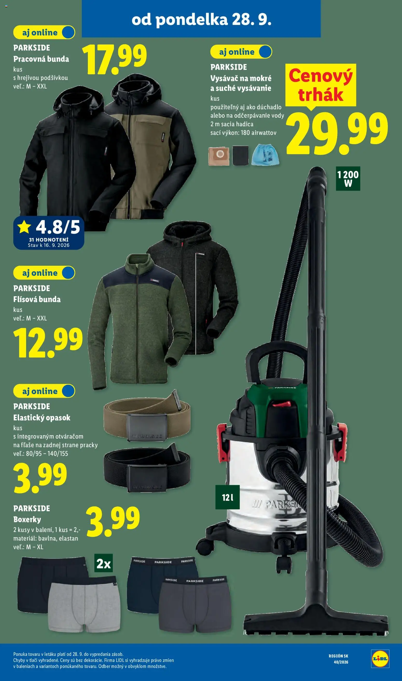 Nové Lidl akcie – leták je platný od 28.09.2026 | Strana: 55