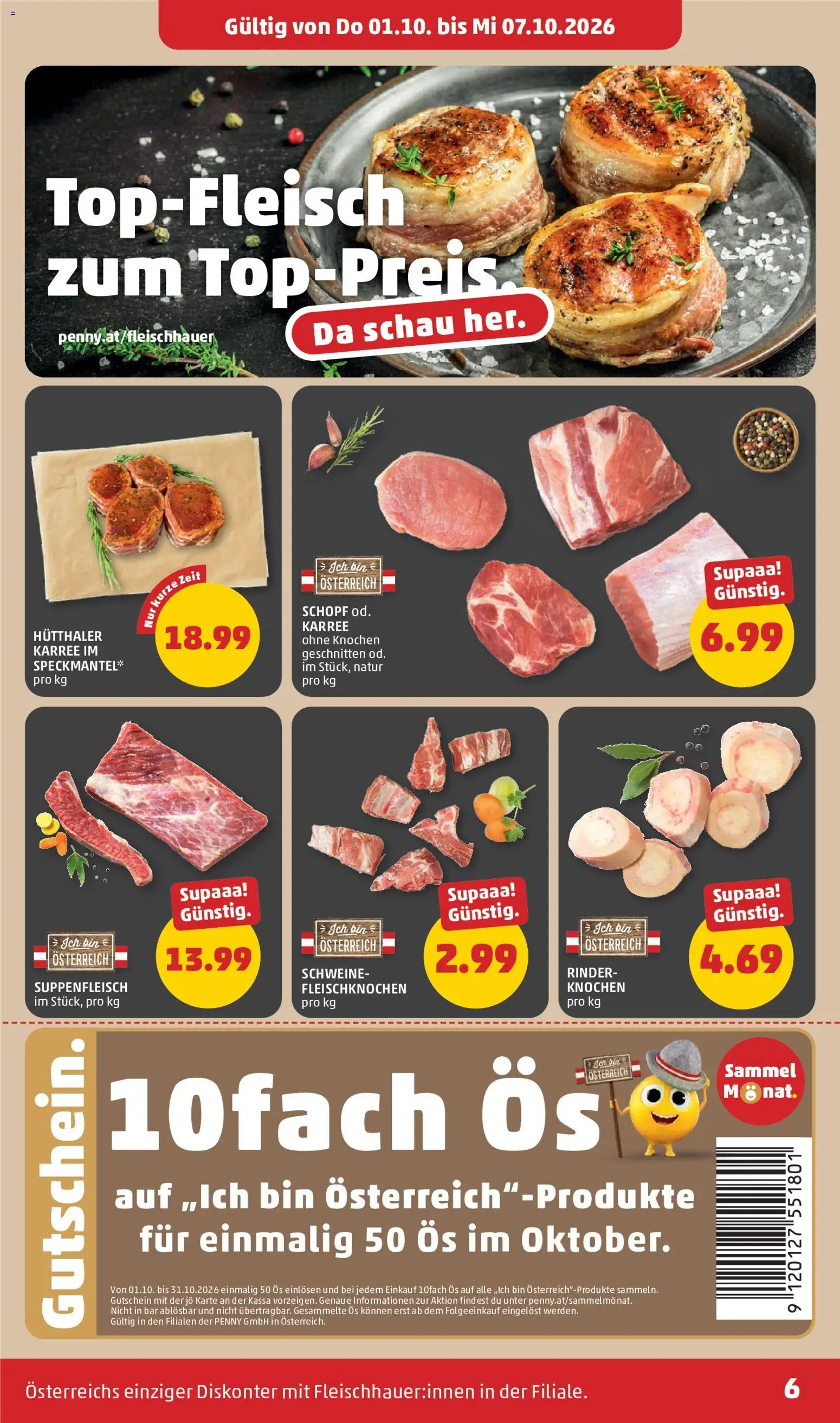 Penny Markt - Flugblatt gültig ab 01.10.2026 | Seite: 6