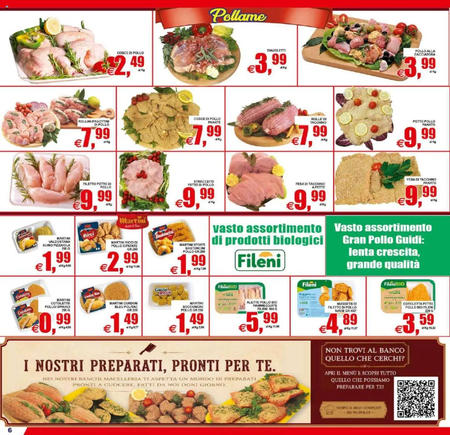 Volantino Pewex del 21/08/2026 | Pagina: 6 | Prodotti: Petto di Pollo, Pollame, Nuggets, Filetto