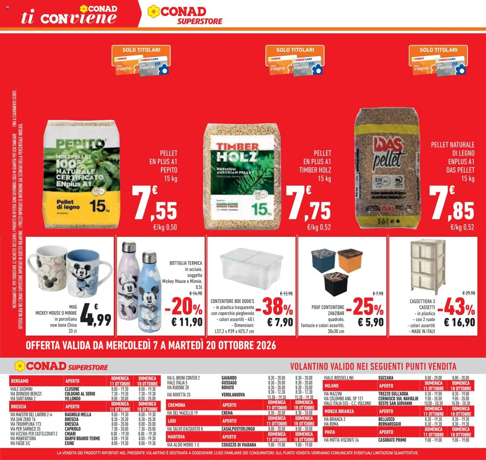 Volantino Conad del 07/10/2026 | Pagina: 42