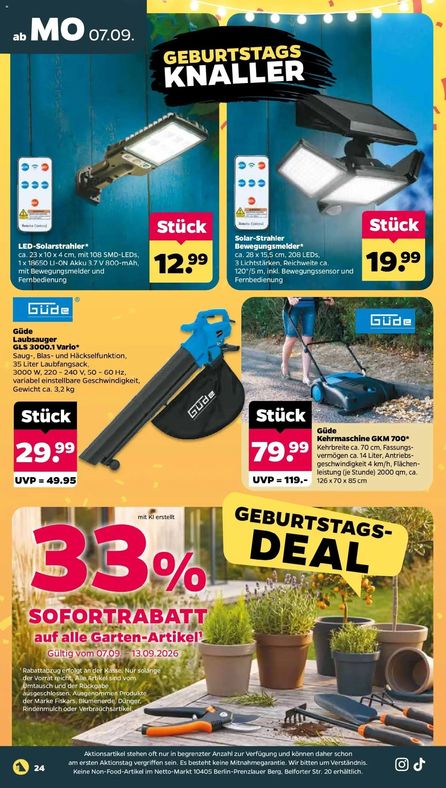 Netto Aktueller Prospekt ab 06.09.2026 → Angebote nächste Woche | Seite: 26 | Produkte: Rindenmulch, Gewicht