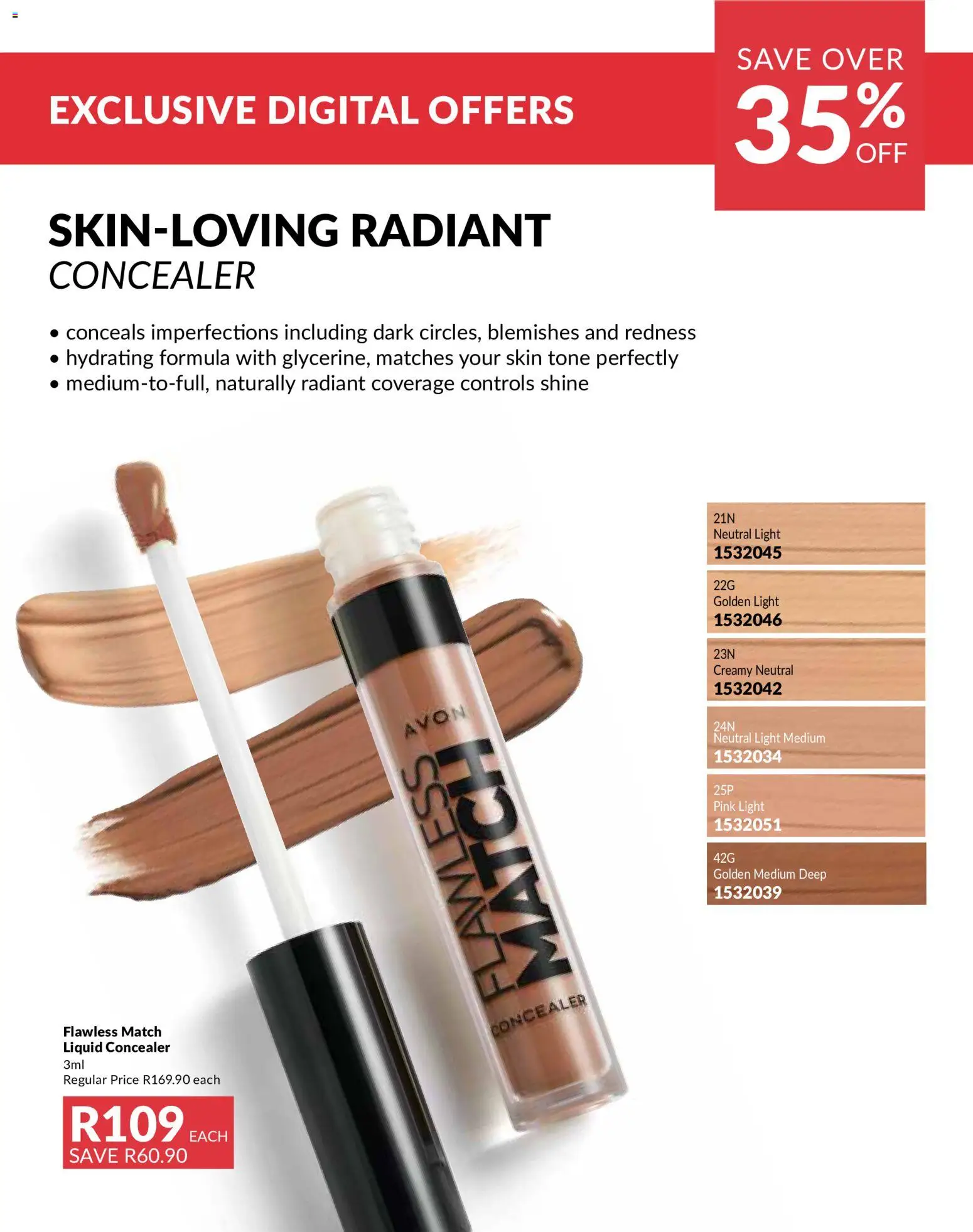New Avon catalogue – valid from 01/08/2026 | Page: 153 | Products: Light, Concealer