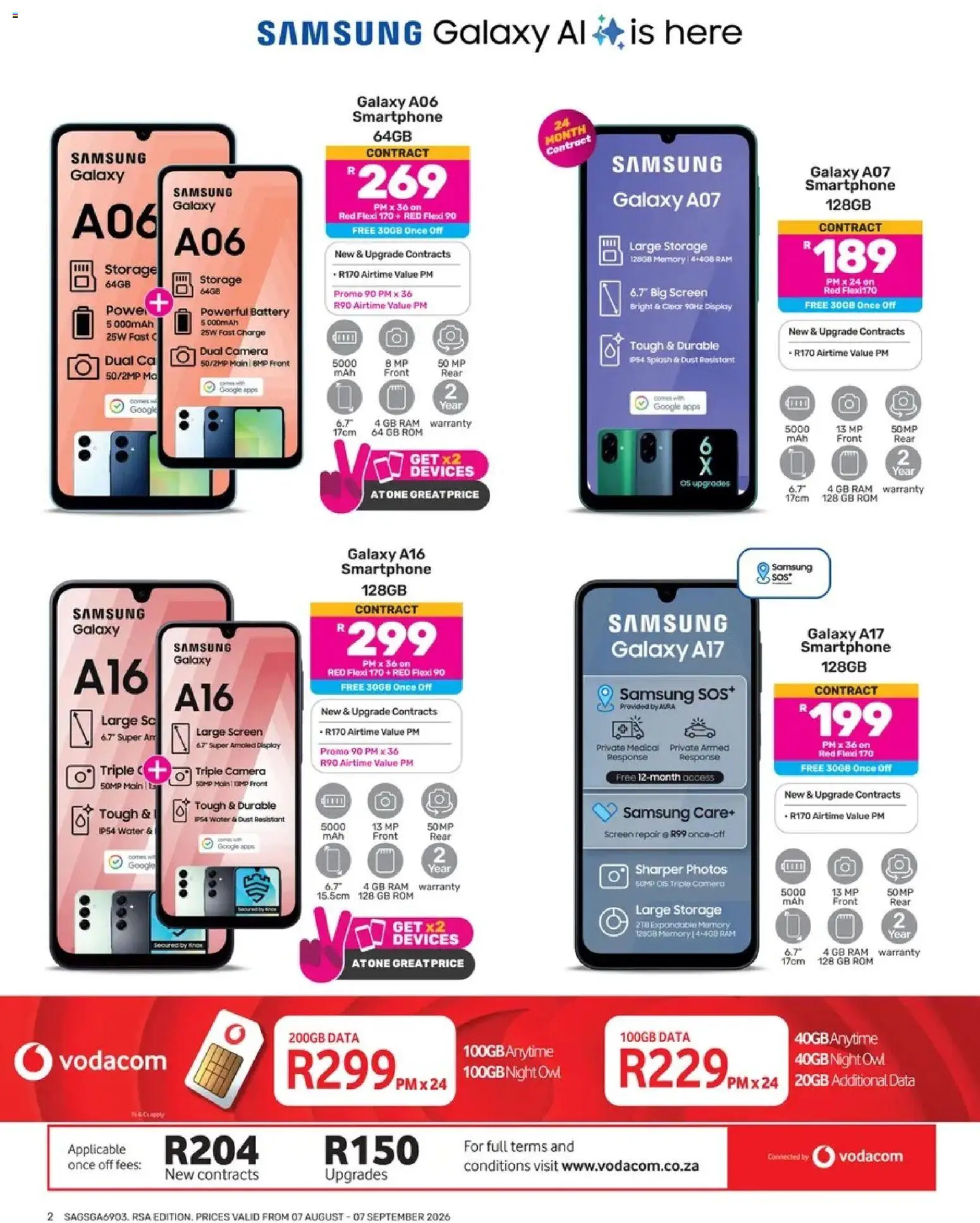 New Game catalogue – valid from 07/08/2026 | Page: 2 | Products: Data, Smartphone, Camera, Water