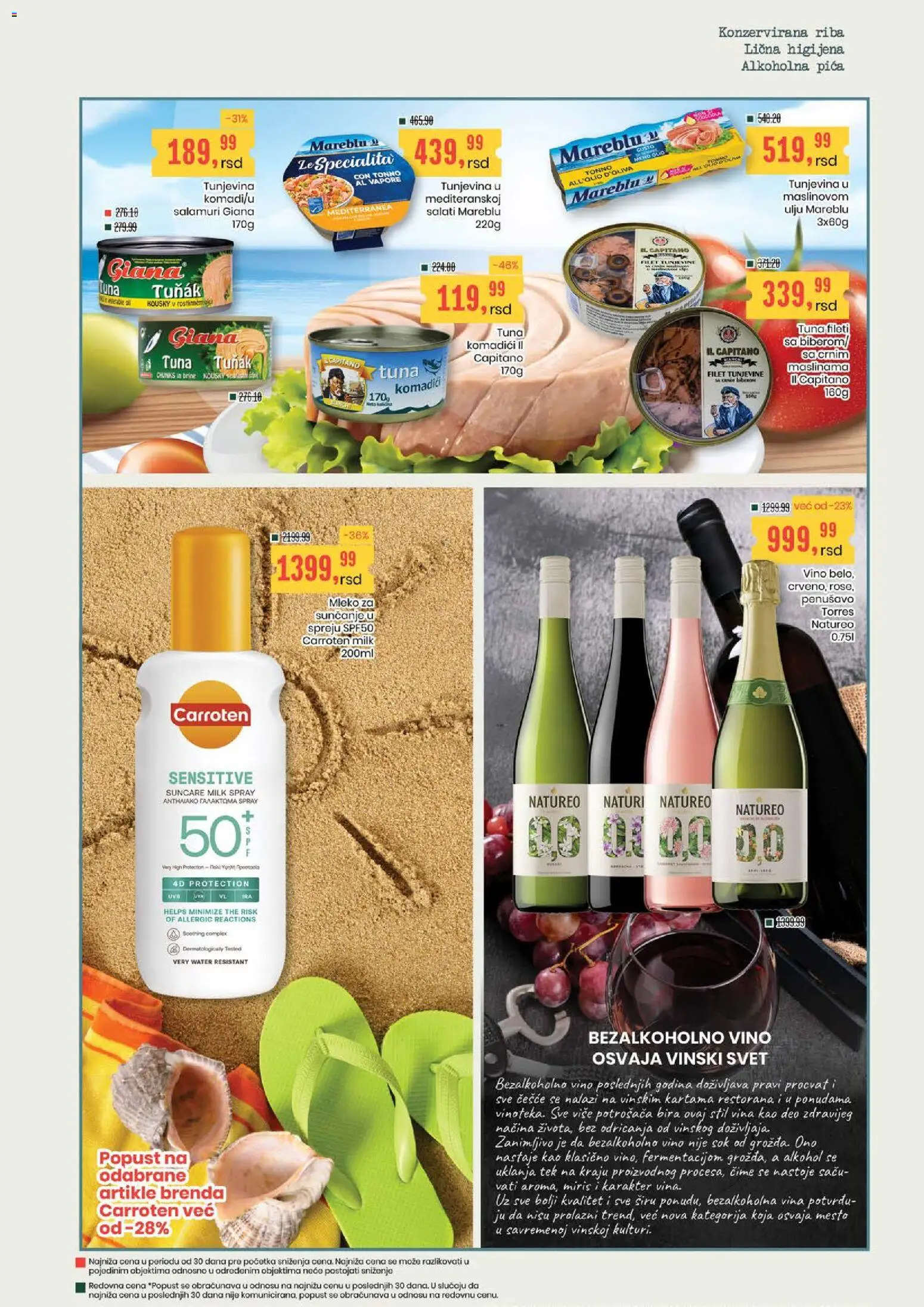 Aroma Market katalog - važi od 23.07.2026 | Strana: 9 | Proizvode: Filet, Bezalkoholno vino, Pica, Vino