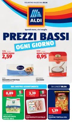 Anteprima del volantino Aldi volantino valido a partire dal 08.06.2026