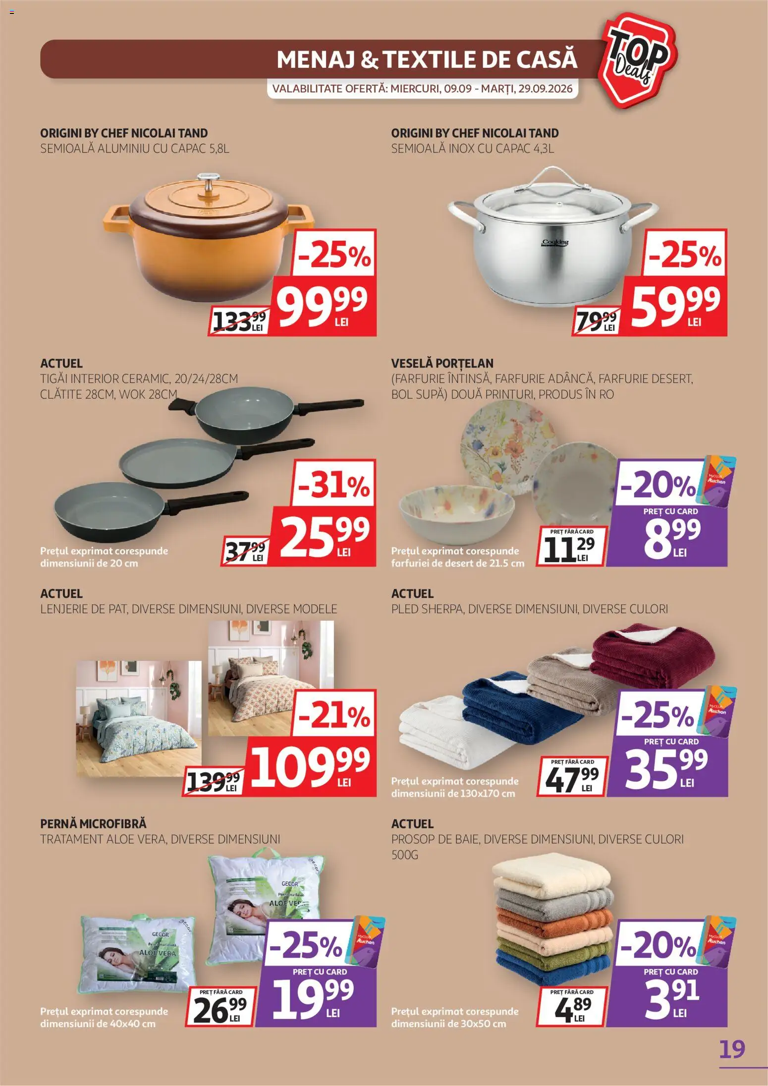 Noul catalog Auchan – valabil de la 09.09.2026 | Pagină: 19