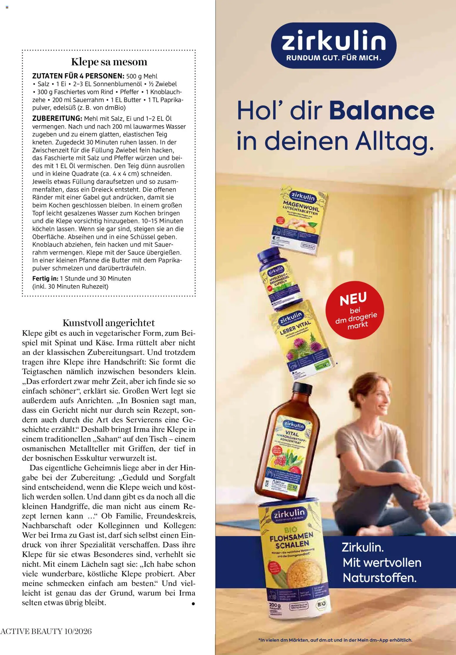 dm drogerie markt Magazin October 2026 gültig ab 01.10.2026 | Seite: 89 | Produkte: Pfeffer, Spiel, Butter, Sauerrahm