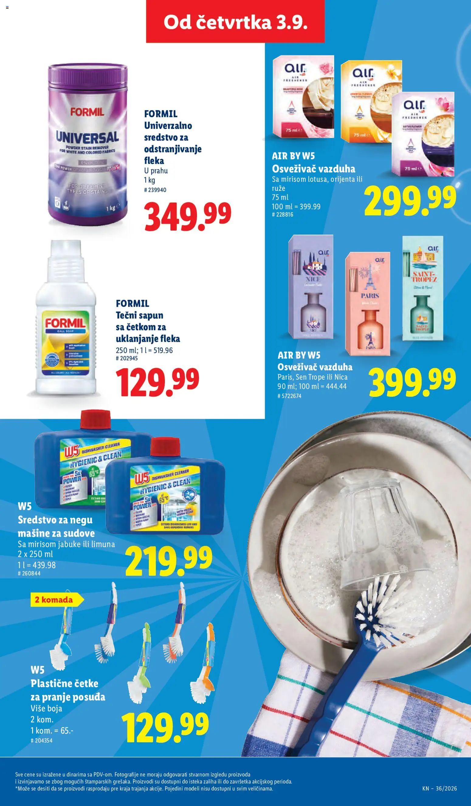 Lidl katalog - važi od 03.09.2026 | Strana: 45 | Proizvode: Osveživač vazduha, W5, Sapun, Jabuke
