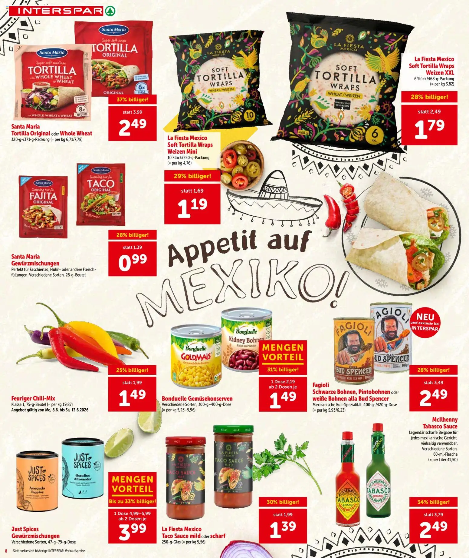 Interspar Flugblatt - Vorarlberg gültig ab 11.06.2026 | Seite: 8 | Produkte: Avocado
