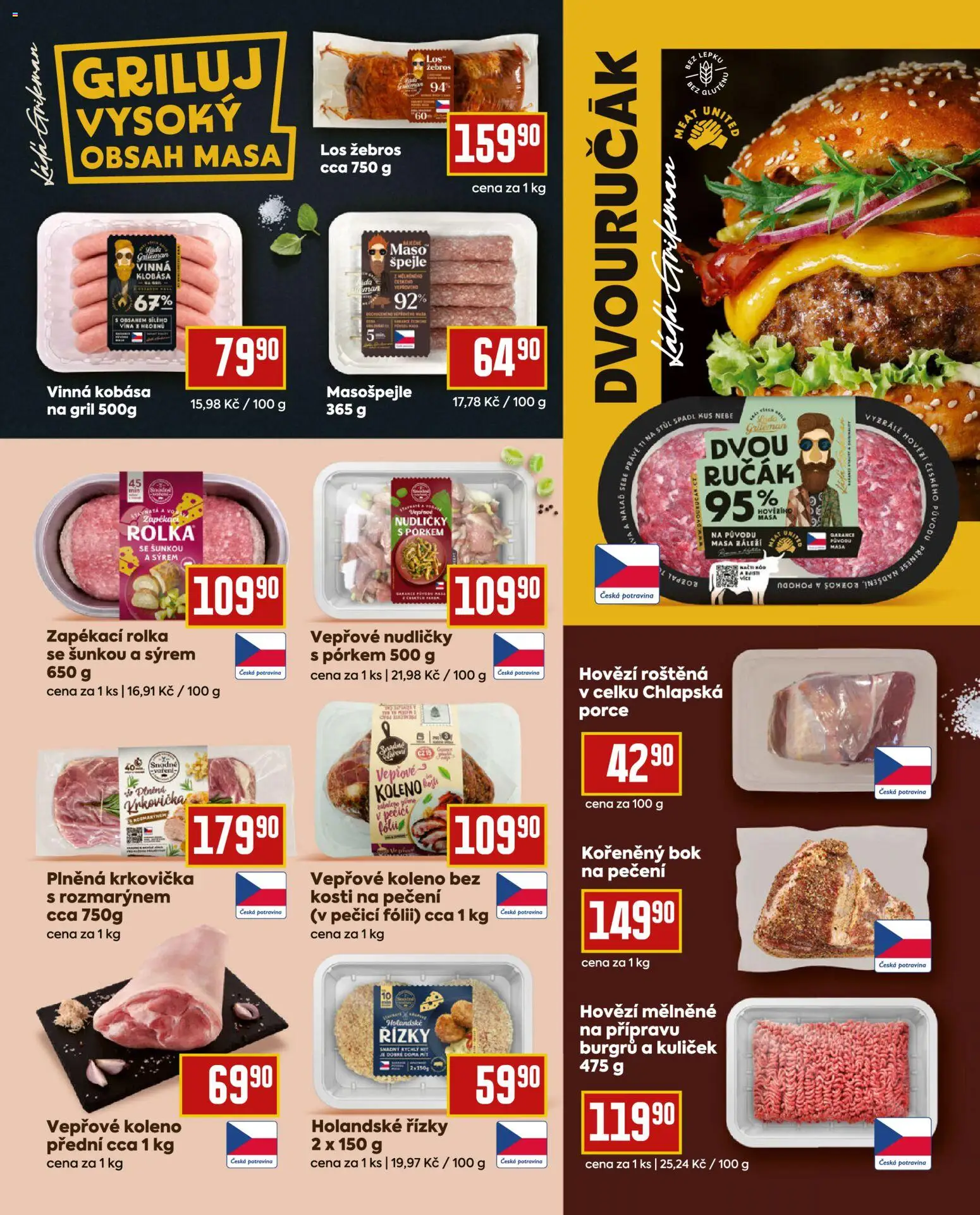 Billa leták - Gusto: Léto 2026 od 01.06.2026 | Strana: 115 | Produkty: Hovězí, Hovězí roštěná, Klobása, Stůl